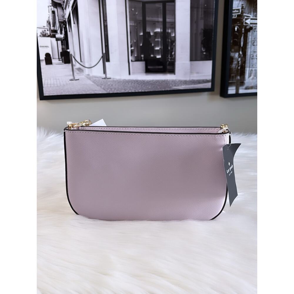 kate spade Lilac Pearl-Embellished Shoulder Bag with Gold Chain - Picture 4 of 5